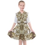 Opulent Essence Print Kids  All Frills Chiffon Dress