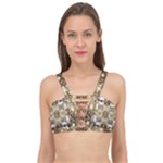 Opulent Essence Print Cage Up Bikini Top