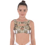 Opulent Essence Print Bandaged Up Bikini Top