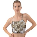 Opulent Essence Print Mini Tank Bikini Top