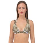 Opulent Essence Print Double Strap Halter Bikini Top