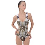 Opulent Essence Print Side Cut Out Swimsuit