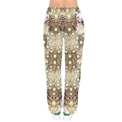 Women Velvet Drawstring Pants 