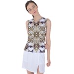 Opulent Essence Print Women s Sleeveless Sports Top