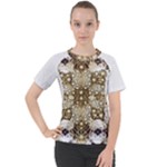 Opulent Essence Print Women s Sport Raglan T-Shirt