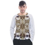 Opulent Essence Print Men s Long Sleeve Raglan T-Shirt