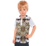 Opulent Essence Print Kids  Polo T-Shirt