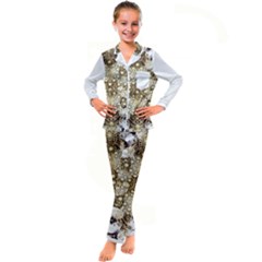 Kids  Satin Long Sleeve Pajamas Set 