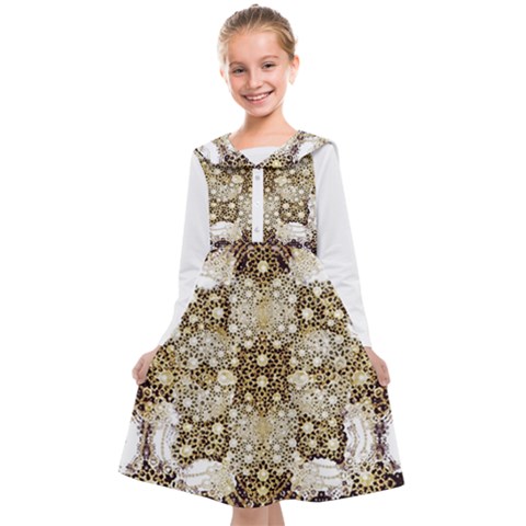 Opulent Essence Print Kids  Midi Sailor Dress from ArtsNow.com