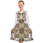 Opulent Essence Print Kids  Midi Sailor Dress