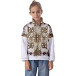 Opulent Essence Print Kids  Half Zip Hoodie