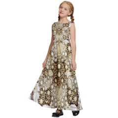 Kids  Satin Sleeveless Maxi Dress 