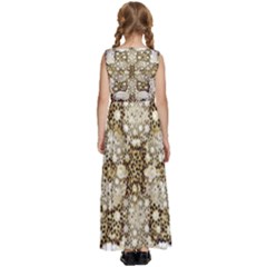 Kids  Satin Sleeveless Maxi Dress 