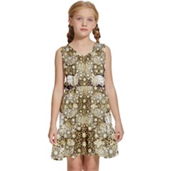 Kids  Sleeveless Tiered Mini Dress 