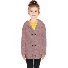 Kids  Double Breasted Button Coat 