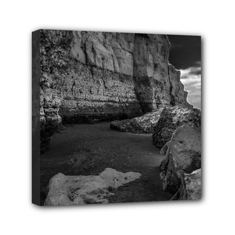 Timeless Shores, Las grutas beach, Rio negro, Argentina Mini Canvas 6  x 6  (Stretched) from ArtsNow.com