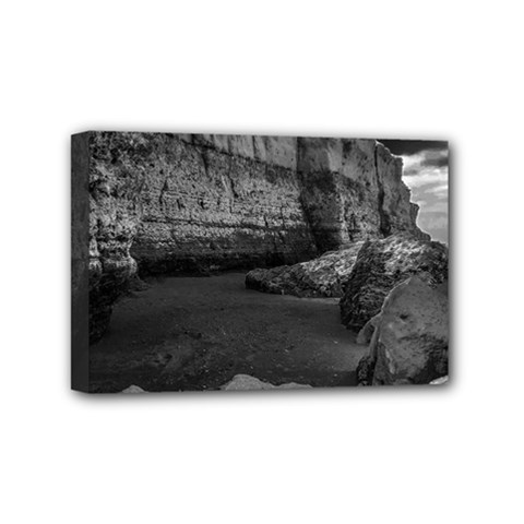 Timeless Shores, Las grutas beach, Rio negro, Argentina Mini Canvas 6  x 4  (Stretched) from ArtsNow.com