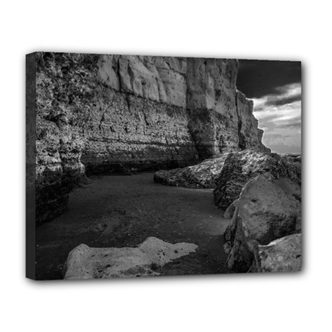 Timeless Shores, Las grutas beach, Rio negro, Argentina Canvas 14  x 11  (Stretched) from ArtsNow.com