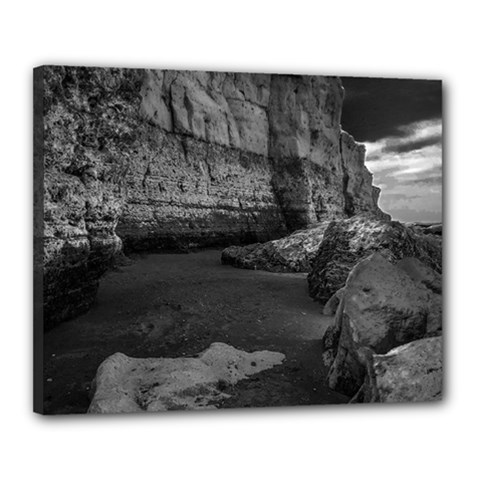 Timeless Shores, Las grutas beach, Rio negro, Argentina Canvas 20  x 16  (Stretched) from ArtsNow.com