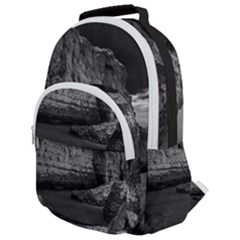 Rounded Multi Pocket Backpack 