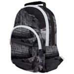 Timeless Shores, Las grutas beach, Rio negro, Argentina Rounded Multi Pocket Backpack