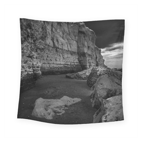 Timeless Shores, Las grutas beach, Rio negro, Argentina Square Tapestry (Small) from ArtsNow.com