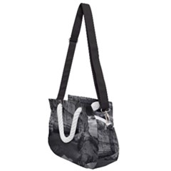 Rope Handles Shoulder Strap Bag 