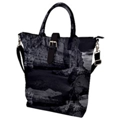 Buckle Top Tote Bag 