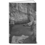 Timeless Shores, Las grutas beach, Rio negro, Argentina 8  x 10  Hardcover Notebook