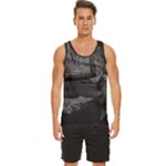 Timeless Shores, Las grutas beach, Rio negro, Argentina Men s Wide Collar Tank Top