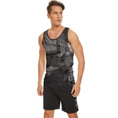 Men s Wide Collar Tank Top 