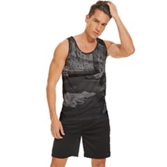 Men s Wide Collar Tank Top 