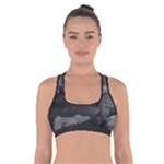 Timeless Shores, Las grutas beach, Rio negro, Argentina Cross Back Sports Bra