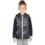 Timeless Shores, Las grutas beach, Rio negro, Argentina Kids  Hooded Puffer Vest