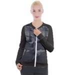 Timeless Shores, Las grutas beach, Rio negro, Argentina Casual Zip Up Jacket