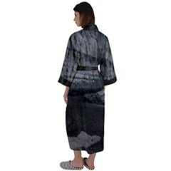 Maxi Satin Kimono 