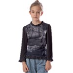 Timeless Shores, Las grutas beach, Rio negro, Argentina Kids  Frill Detail T-Shirt