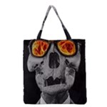 Gothic Elegance, Ironic Dark Art (AI) Grocery Tote Bag