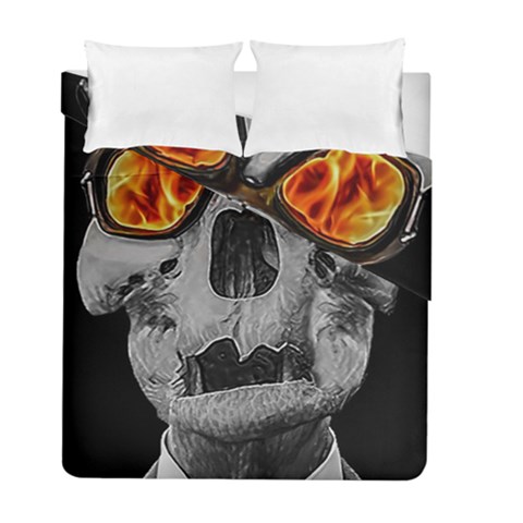 Gothic Elegance, Ironic Dark Art (AI) Duvet Cover Double Side (Full/ Double Size) from ArtsNow.com