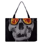 Gothic Elegance, Ironic Dark Art (AI) Zipper Medium Tote Bag