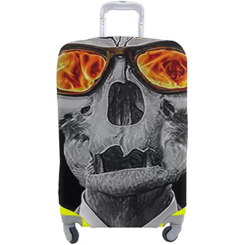 Gothic Elegance, Ironic Dark Art (AI) Luggage Cover (Large) from ArtsNow.com