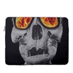 Gothic Elegance, Ironic Dark Art (AI) 15  Vertical Laptop Sleeve Case With Pocket