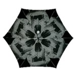 Gothic Elegance, Ironic Dark Art (AI) Automatic Folding Umbrella with Case (Small)