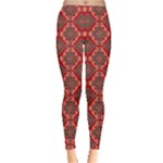 Illustrations Ajrak Abstract Design Pattern Everyday Leggings 