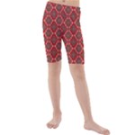 Illustrations Ajrak Abstract Design Pattern Kids  Mid Length Swim Shorts