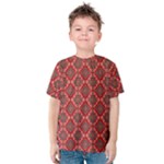 Illustrations Ajrak Abstract Design Pattern Kids  Cotton T-Shirt