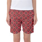 Illustrations Ajrak Abstract Design Pattern Women s Basketball Shorts