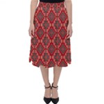 Illustrations Ajrak Abstract Design Pattern Classic Midi Skirt