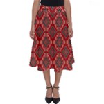 Illustrations Ajrak Abstract Design Pattern Perfect Length Midi Skirt