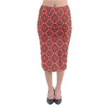 Illustrations Ajrak Abstract Design Pattern Midi Pencil Skirt